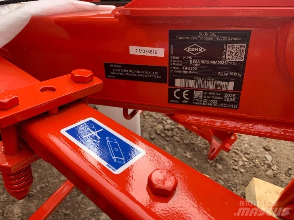 Kuhn GF6503 TEDDER Гребла и сенообръщачки
