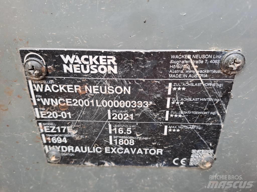 Wacker Neuson EZ17e Верижен екскаватор