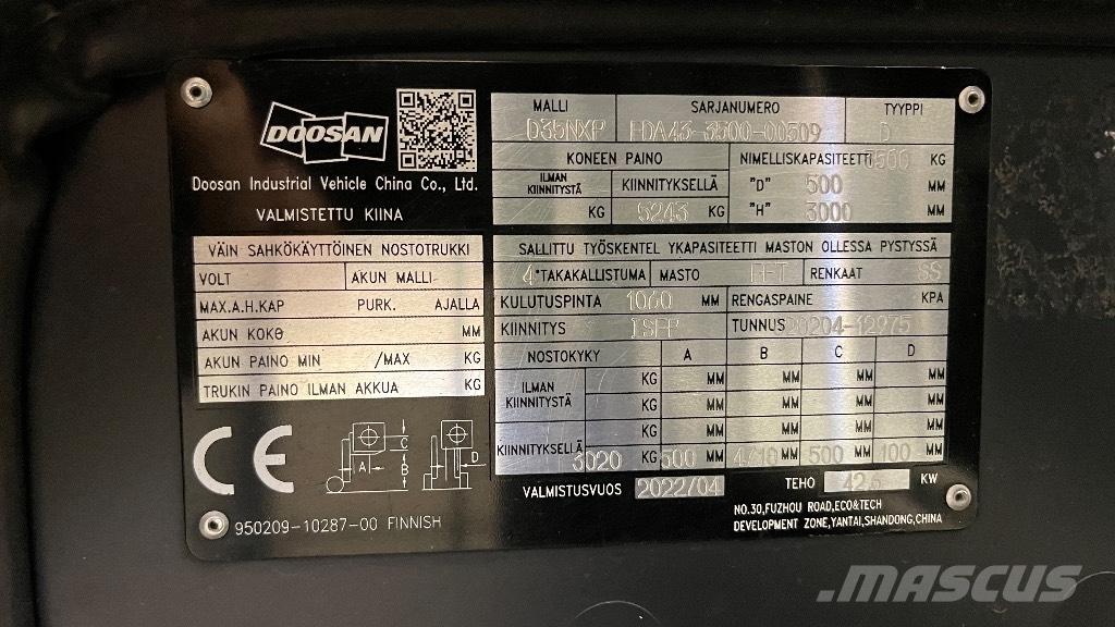 Doosan D35NXP Дизелови камиони