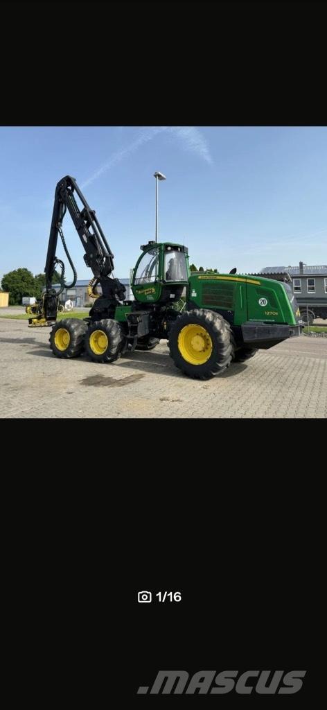 John Deere 1270E Харвестери