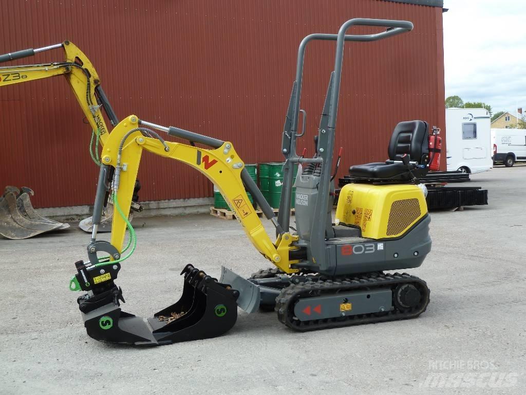 Wacker Neuson 803 Мини екскаватори < 7 т