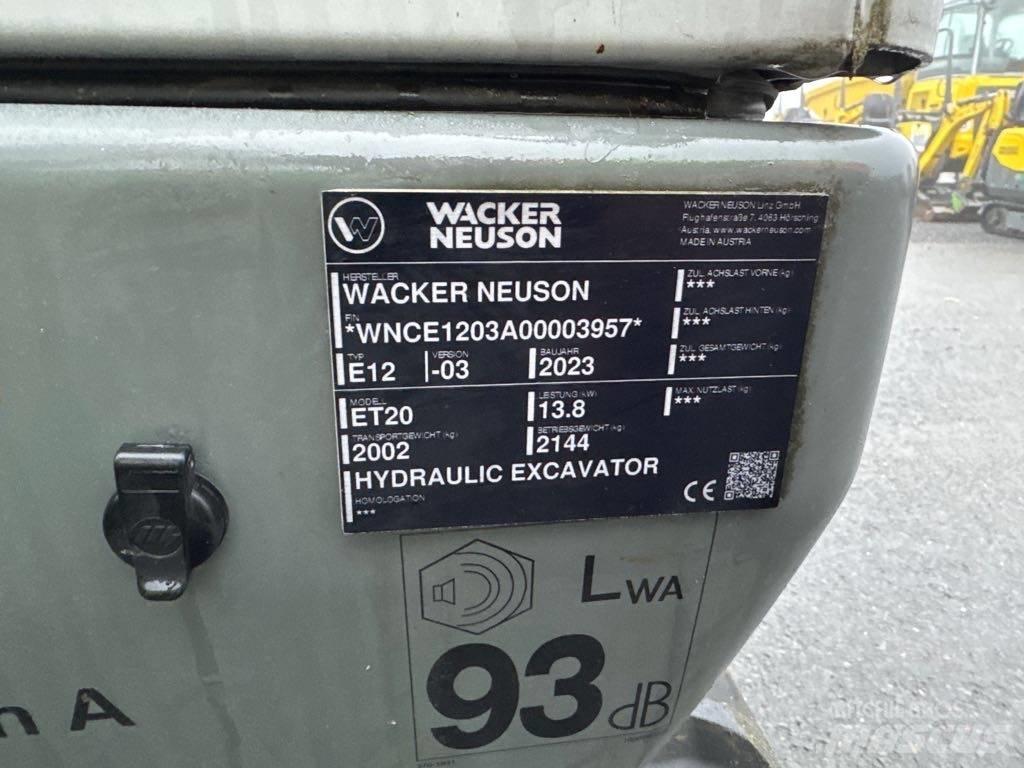 Wacker Neuson ET20 Верижен екскаватор