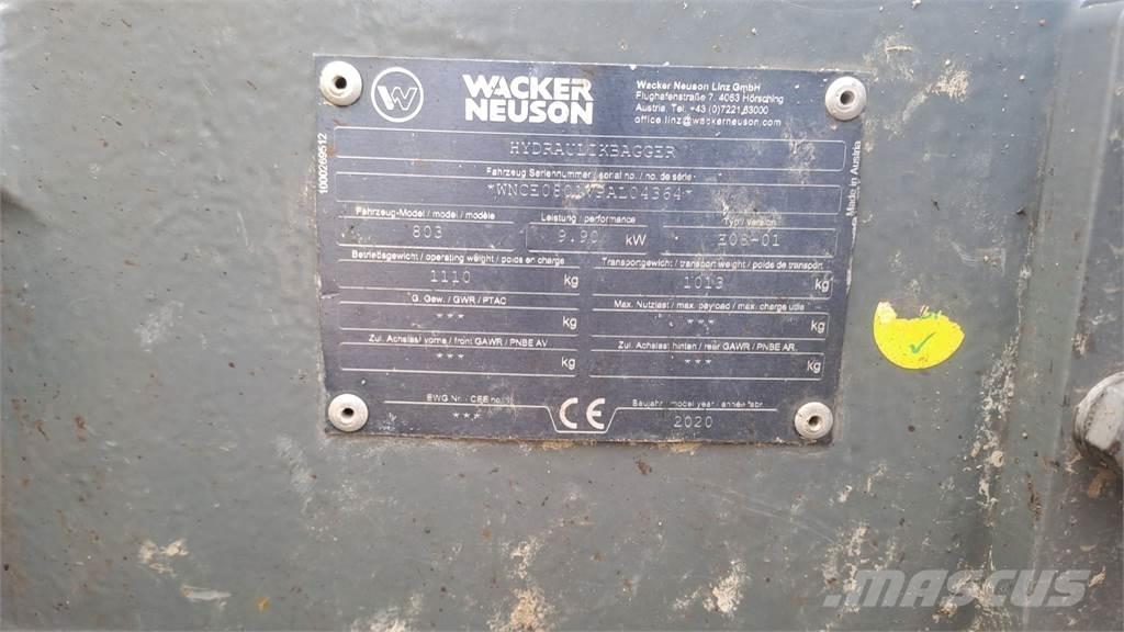 Wacker Neuson 803 Верижен екскаватор