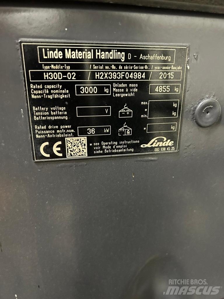 Linde H30D-02 EVO Дизелови камиони