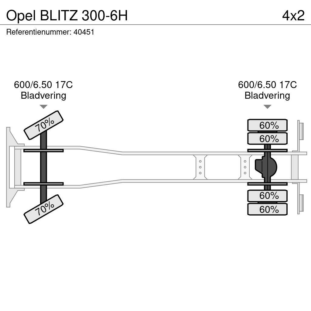 Opel BLITZ 300-6H Бордови