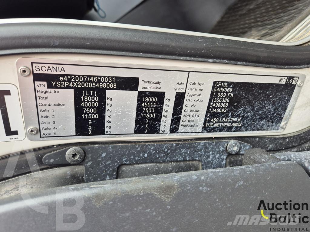 Scania P 450 Шаси кабини