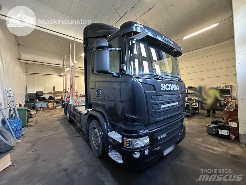 Scania R 490 LB За превоз на дървени трупи
