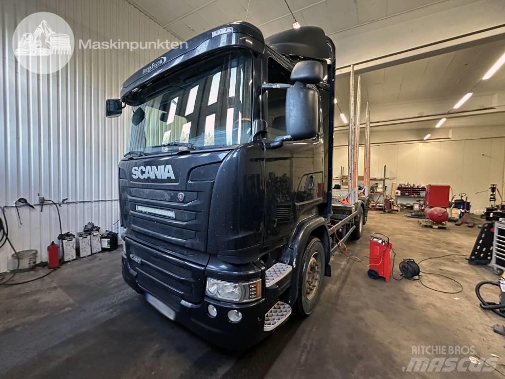 Scania R 490 LB За превоз на дървени трупи