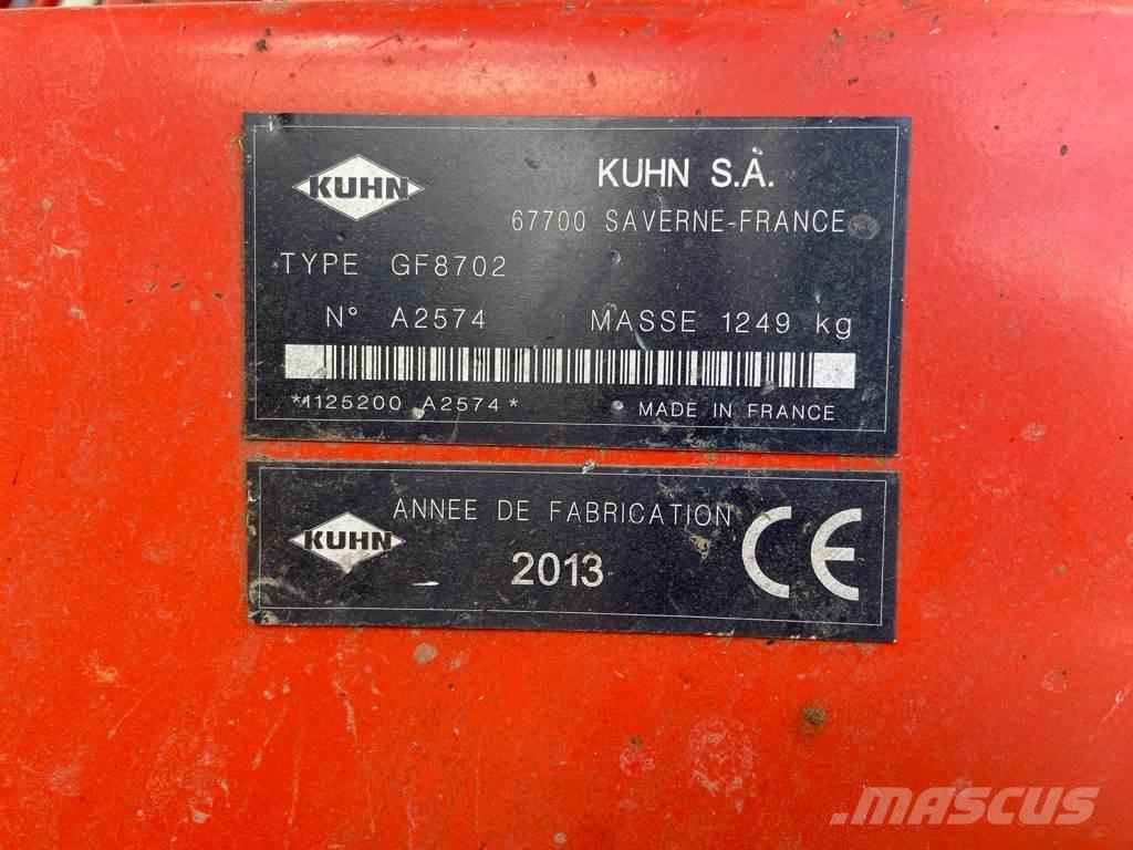 Kuhn GF8702 Гребла и сенообръщачки