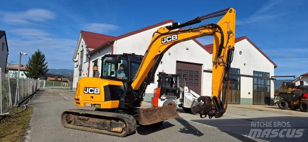 JCB 86C-1 Средни екскаватори 7т - 12т