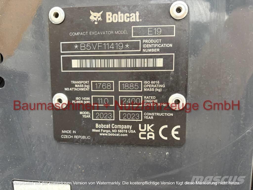 Bobcat E 19 Мини екскаватори < 7 т