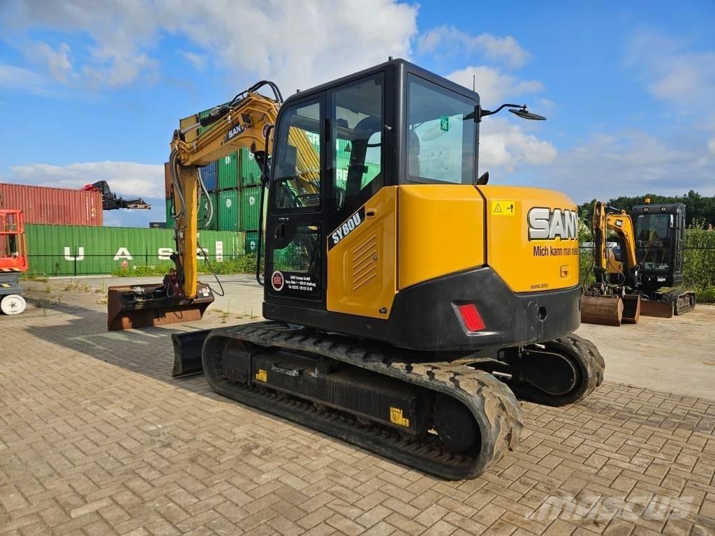 Sany SY 80 U Средни екскаватори 7т - 12т