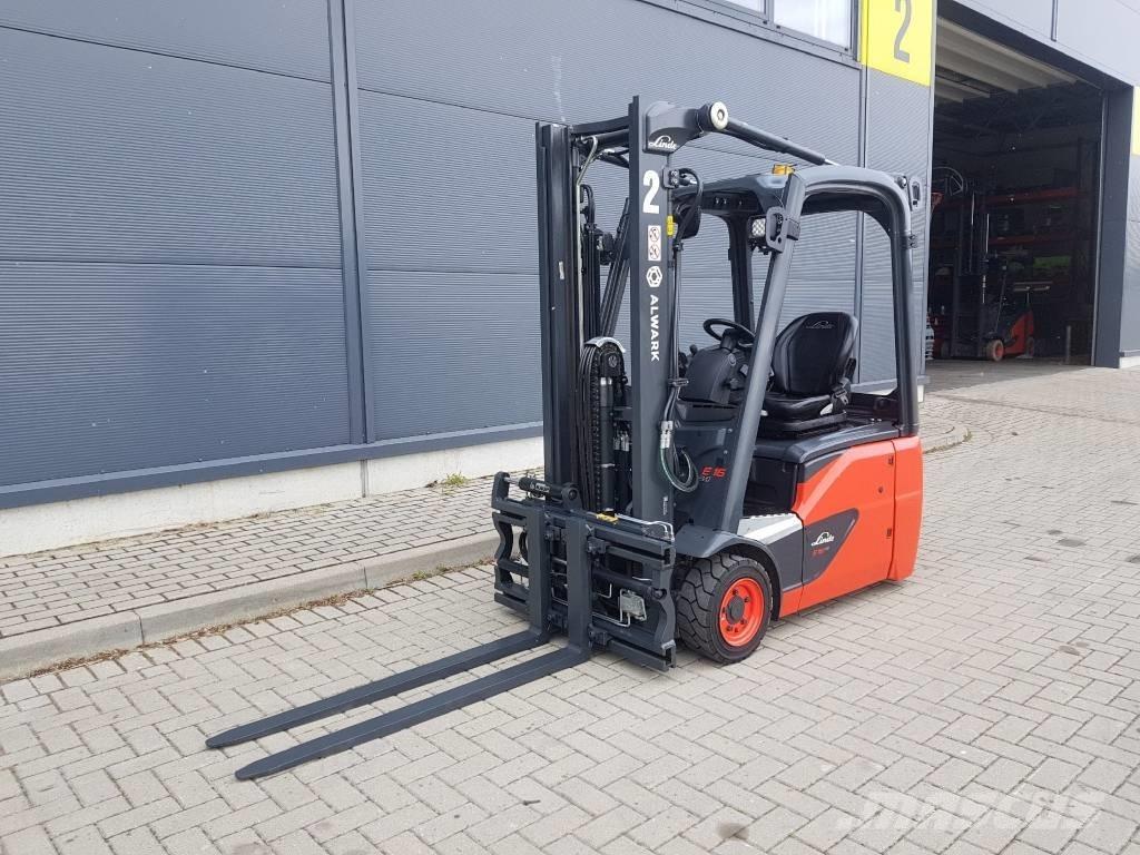 Linde E16C Електрически вилични кари-повдигачи