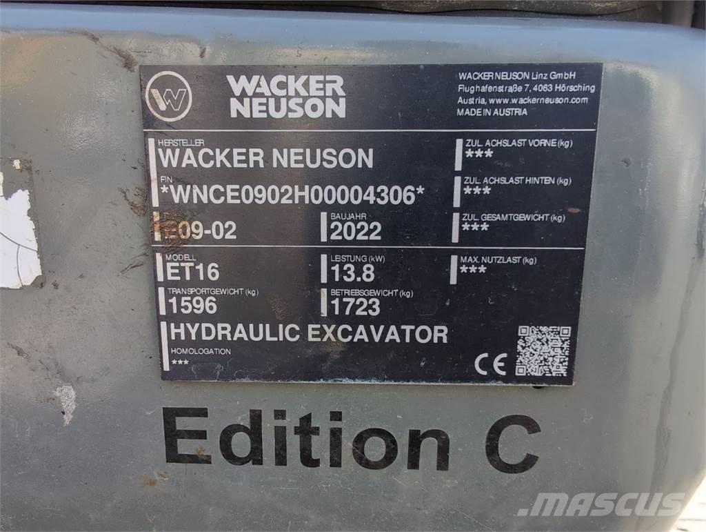 Wacker Neuson ET16 Верижен екскаватор