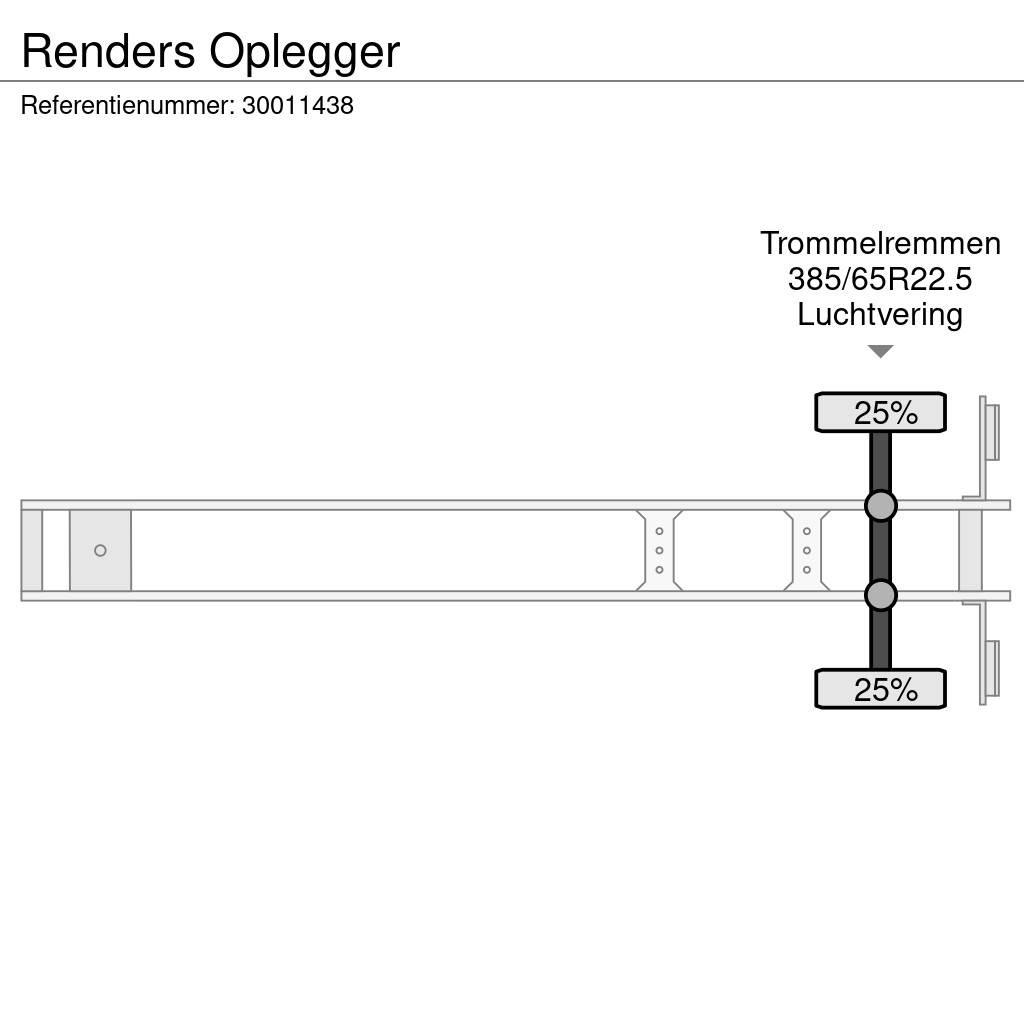 Renders Oplegger Полуремаркета фургони
