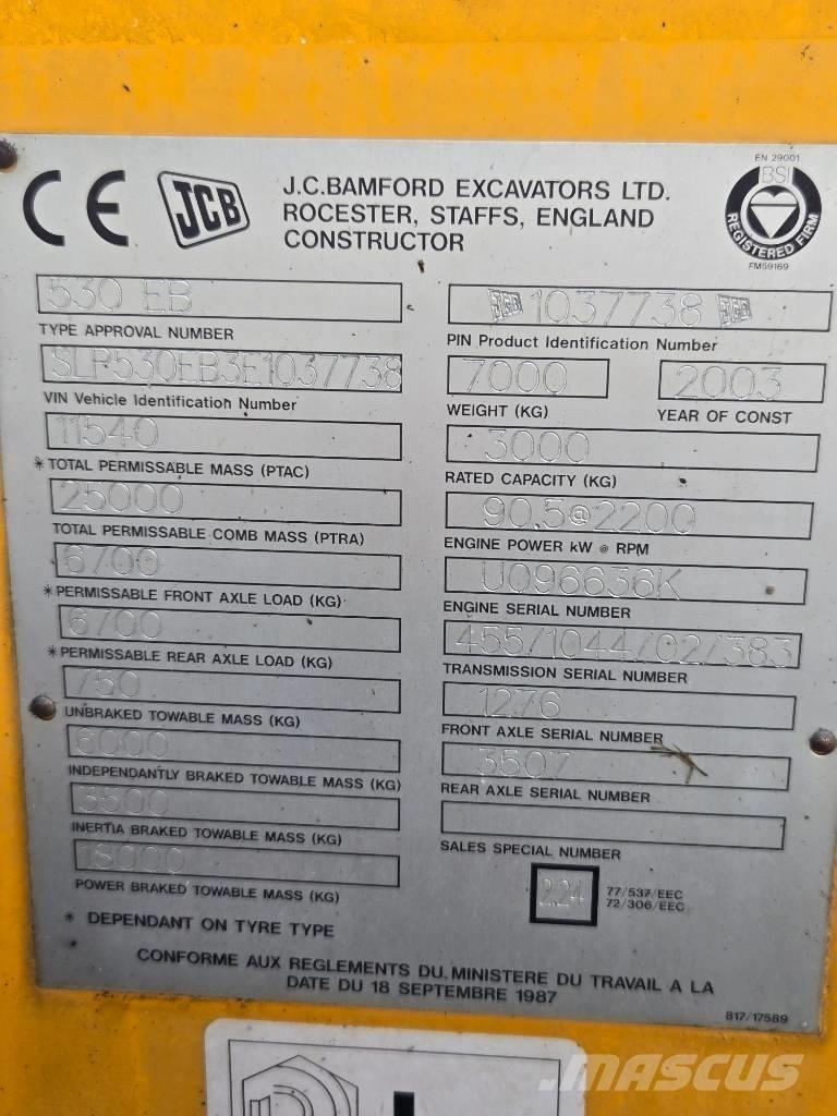 JCB 530 Телескопични товарачи