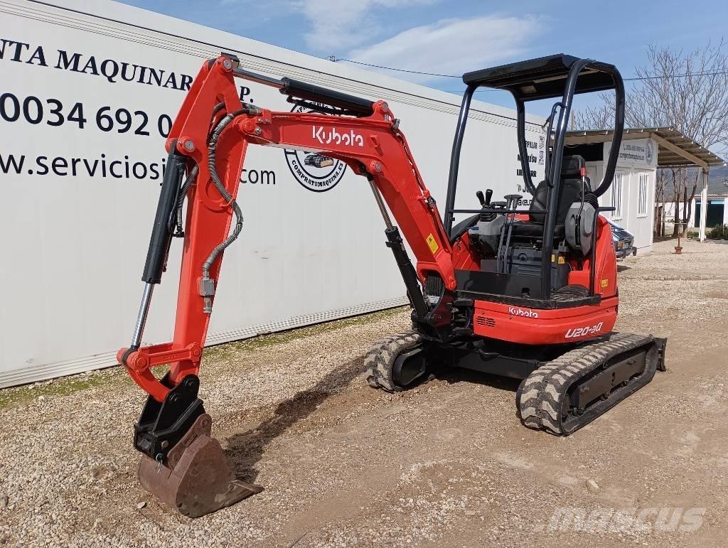 Kubota U 20-3 Мини екскаватори < 7 т