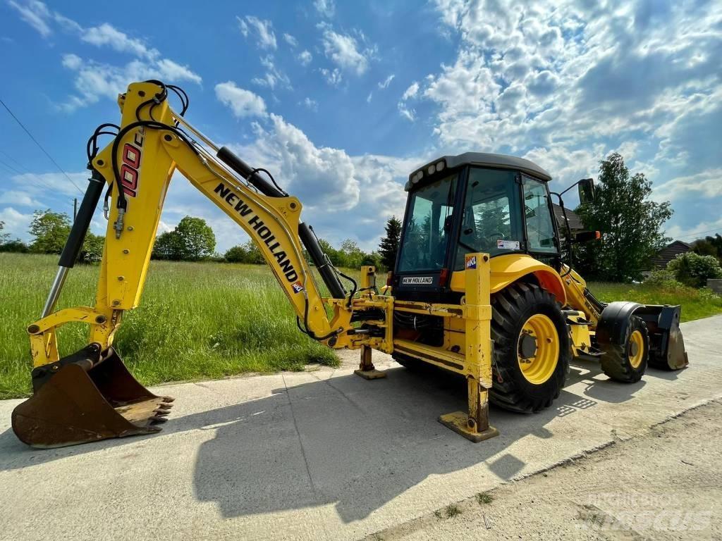 New Holland B 100 C Товарач със заден ексватор
