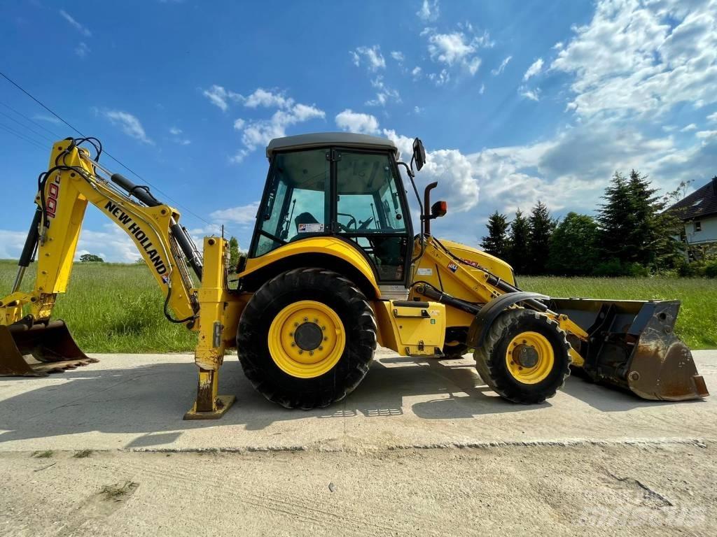 New Holland B 100 C Товарач със заден ексватор