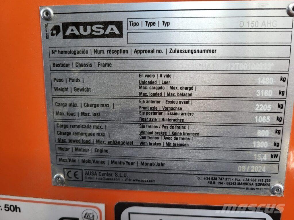 Ausa D150AHG Твърди самосвали
