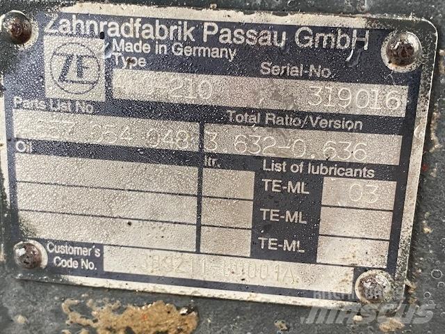 Hitachi ZF 4WG-210 Предаване