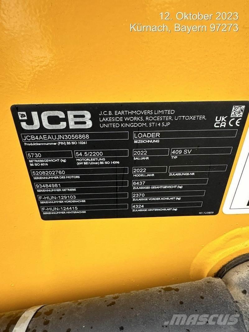 JCB 409 Колесни товарачи
