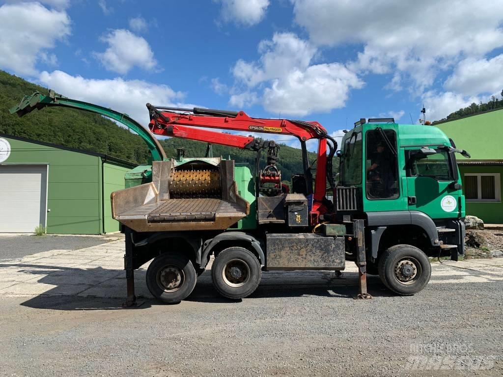 MAN - JENZ TGS 6x4 Дробилки за клони