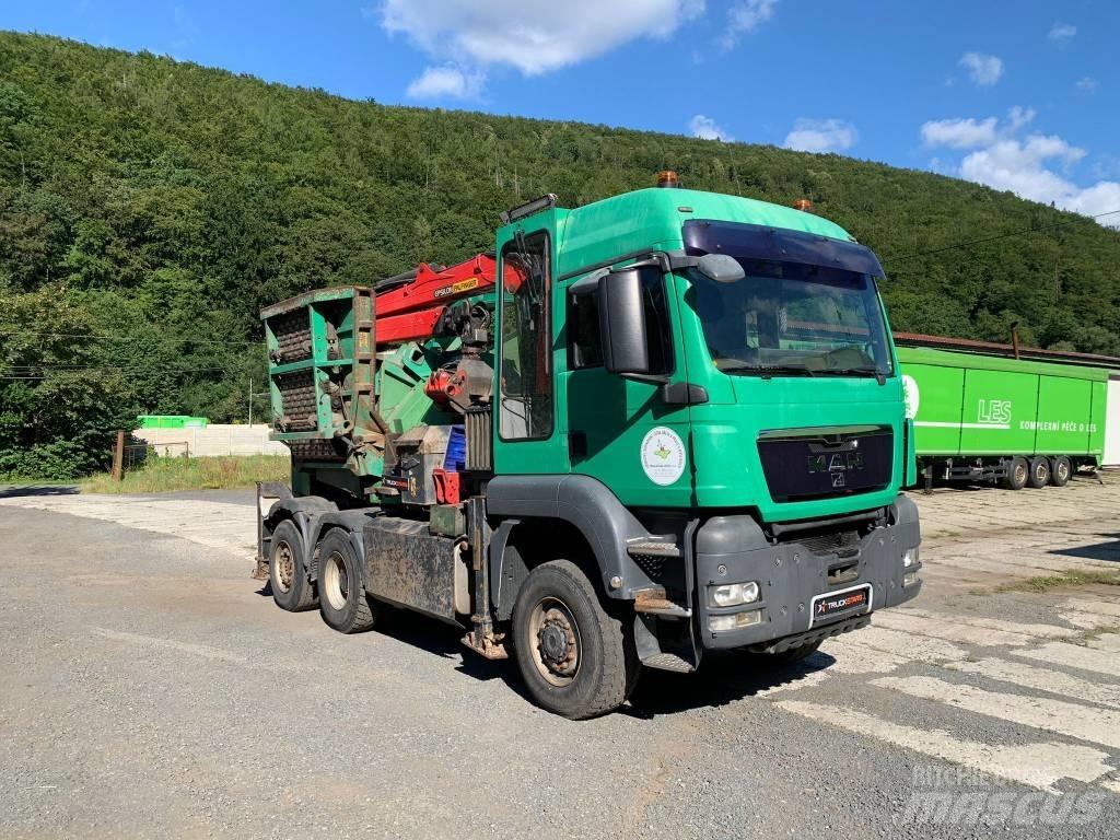 MAN - JENZ TGS 6x4 Дробилки за клони