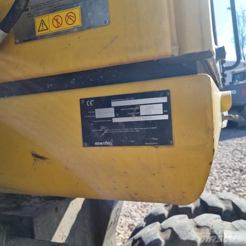 Komatsu PW160 - 11 Колесни екскаватори