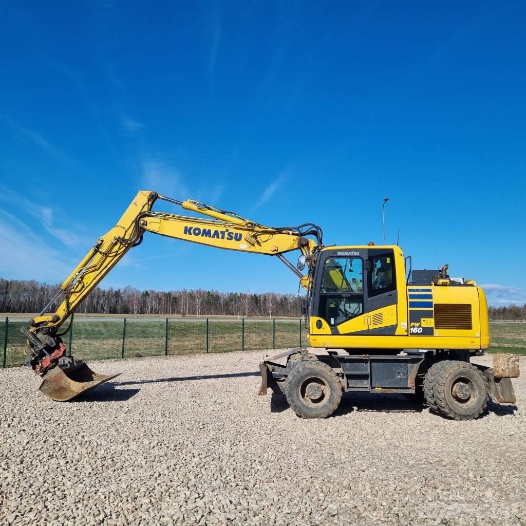 Komatsu PW160 - 11 Колесни екскаватори
