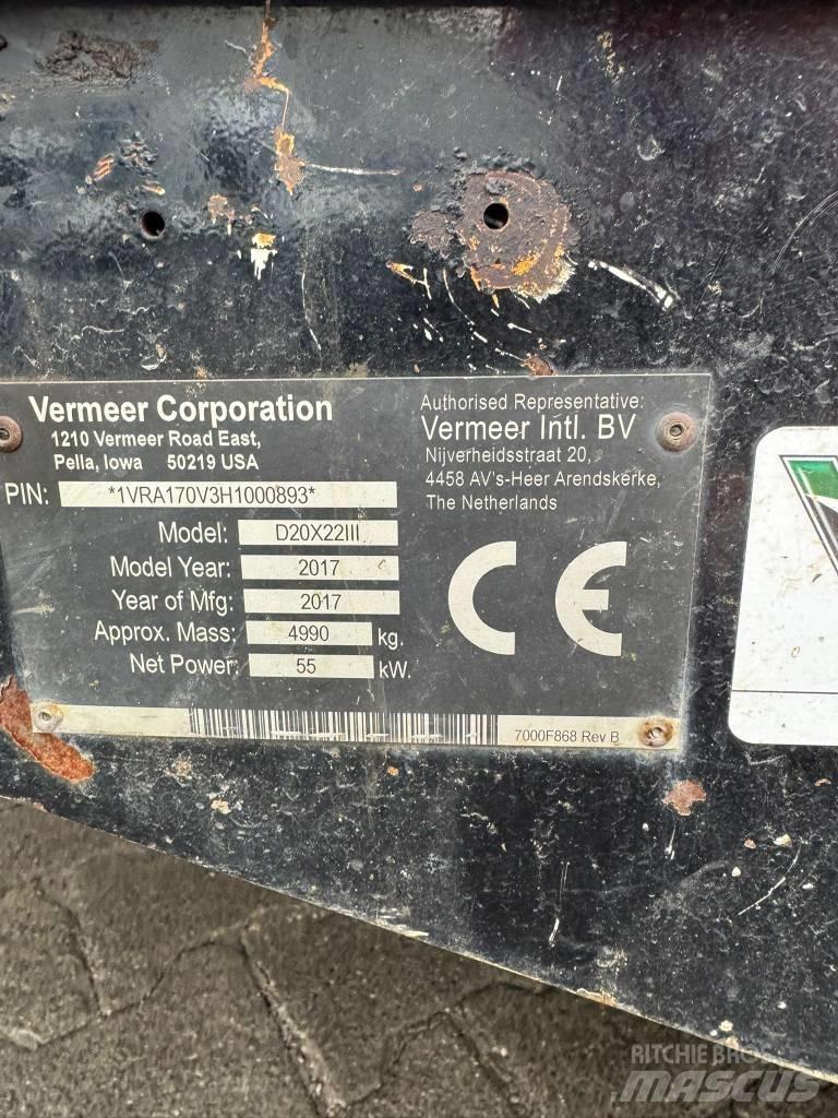 Vermeer D20x22SIII Пробивни машини за хоризонтално сондиране
