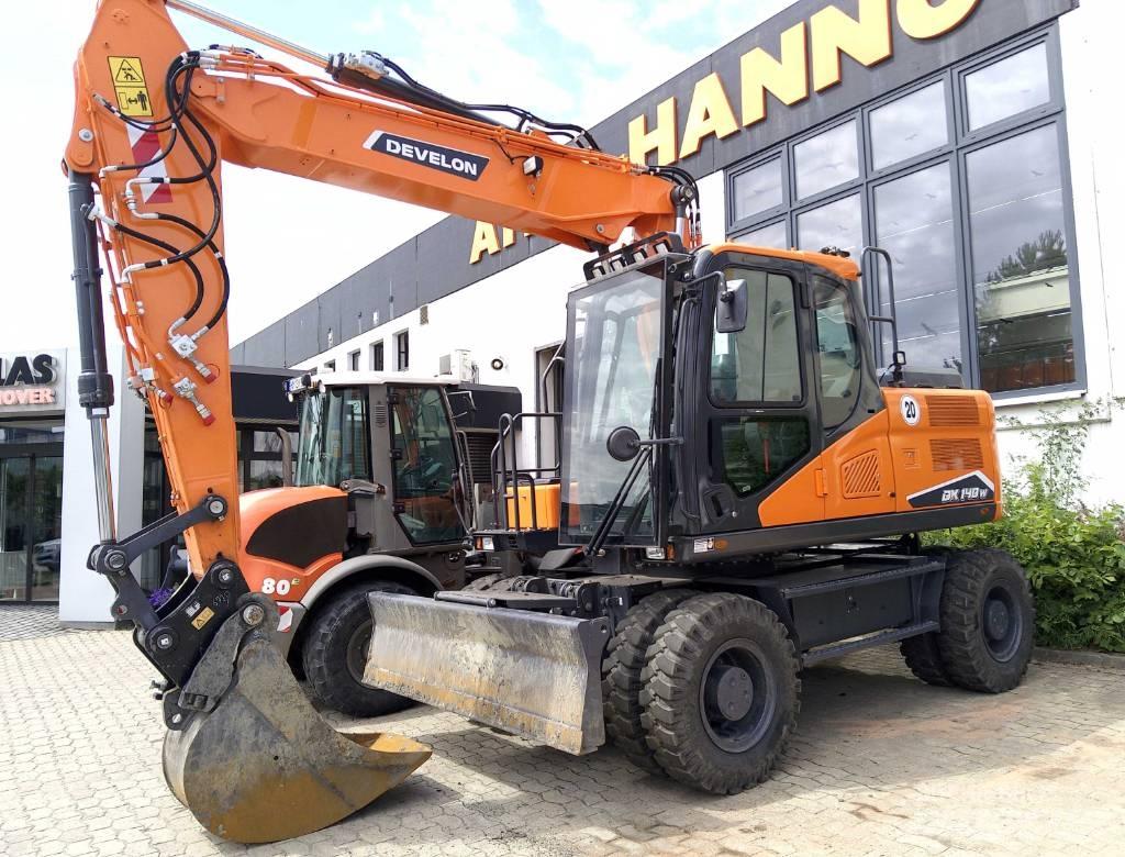 Doosan DX140W-7 Колесни екскаватори