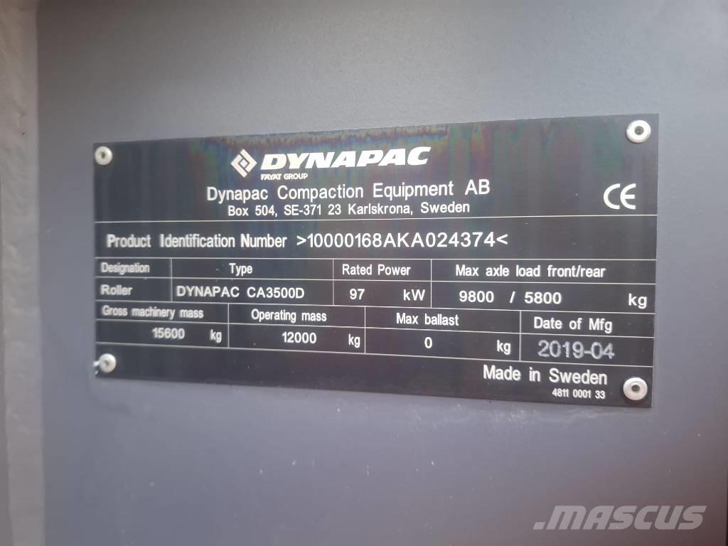 Dynapac CA 3500 D Еднобарабанни ролки
