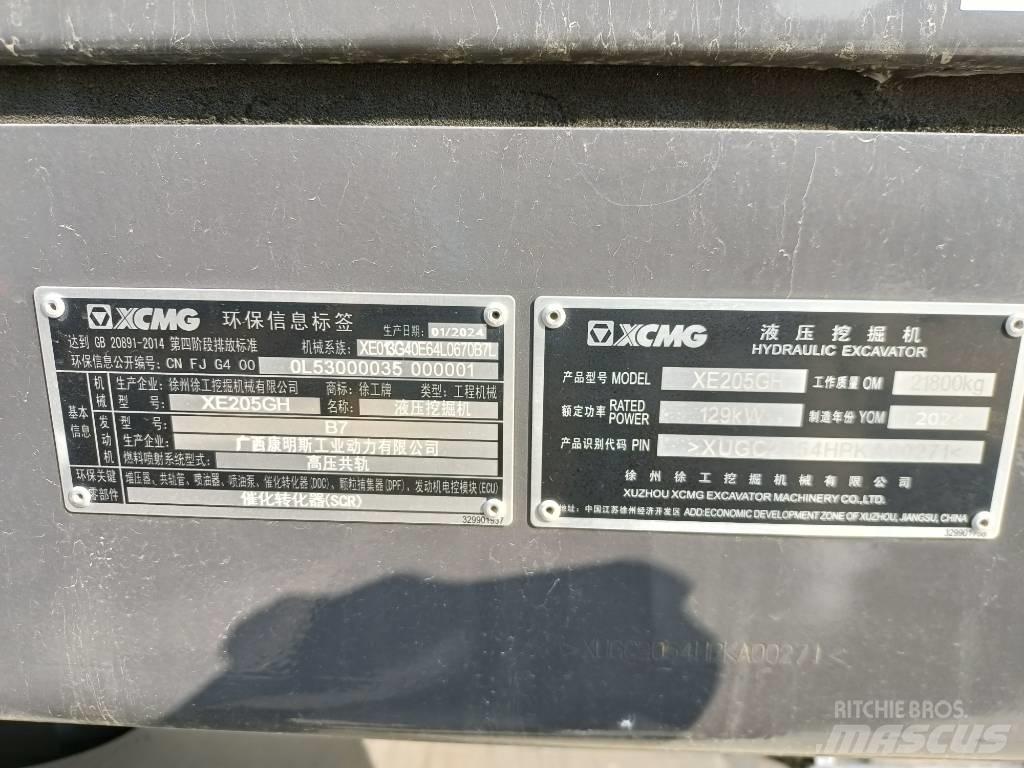 XCMG XE205GH Верижен екскаватор