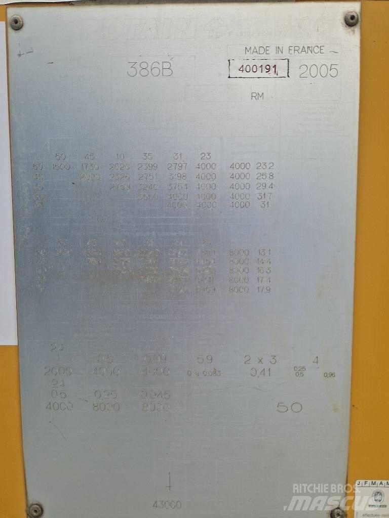 Potain 386B Самоповдигащи кранове