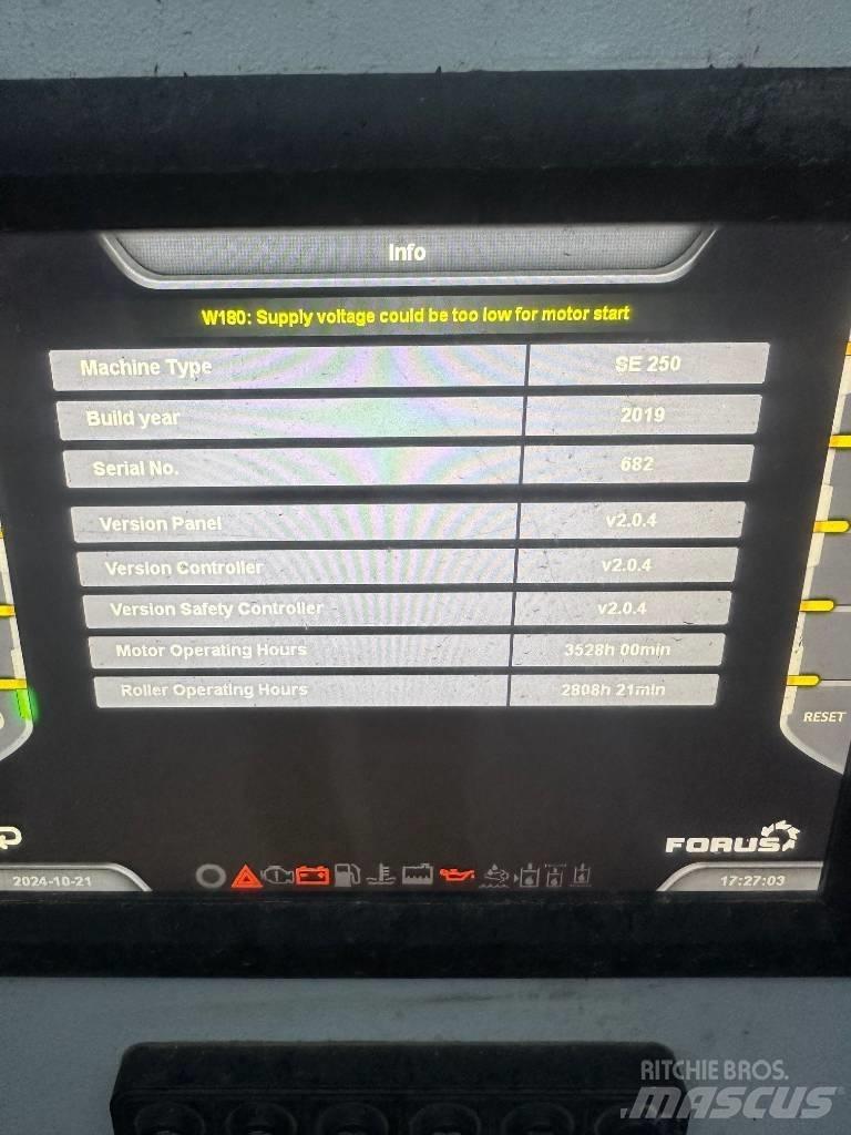 Forus SE250 Шредери за отпадъци
