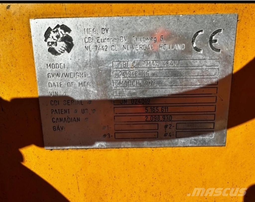 CBI Chipmax 484VT Дробилки за клони
