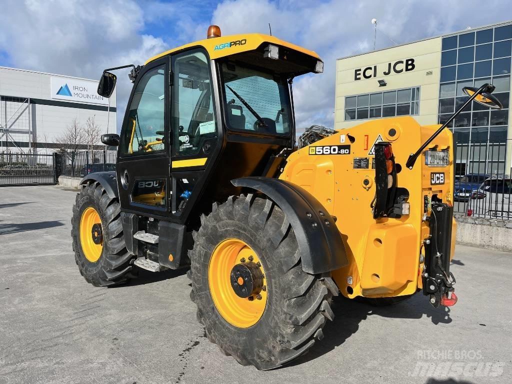 JCB 560-80 AGRI PRO Телескопични товарачи