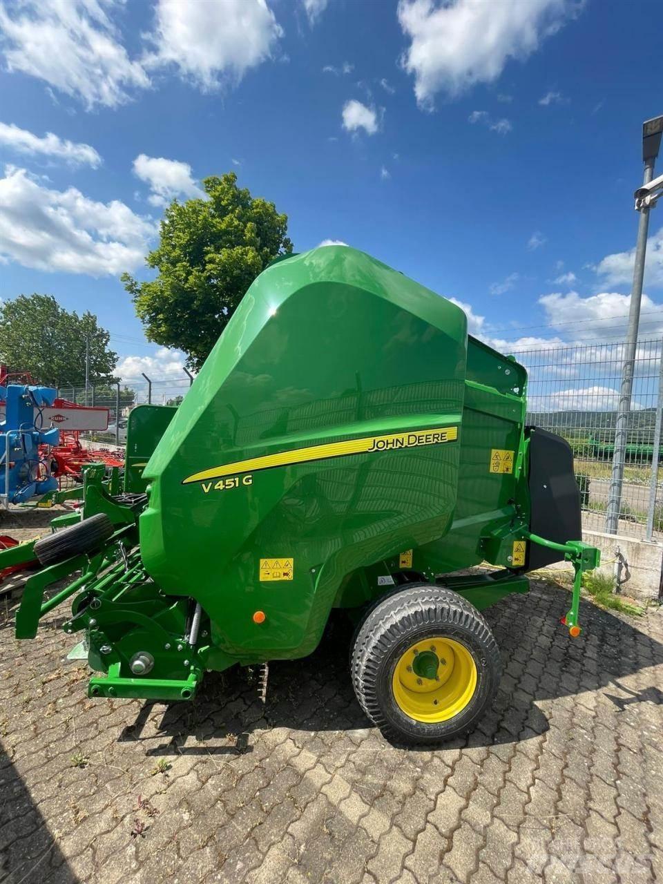 John Deere V451G Сламопреси за кръгли бали
