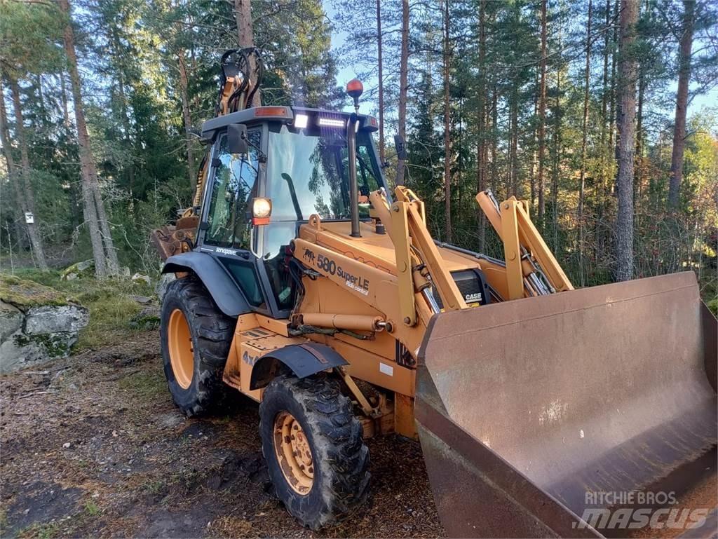 CASE 580 Super LE Товарач със заден ексватор