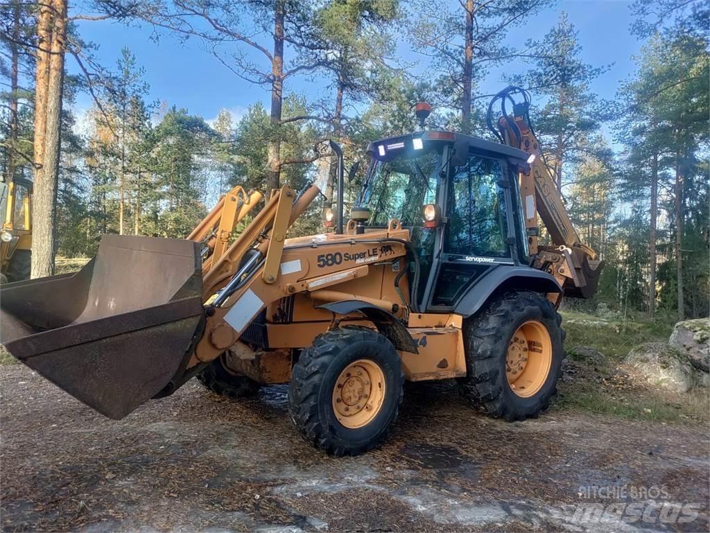 CASE 580 Super LE Товарач със заден ексватор