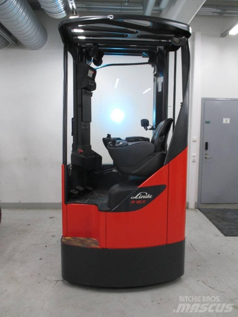 Linde R16X Ретрак/ Високоповдигач с изместване на вилката напред