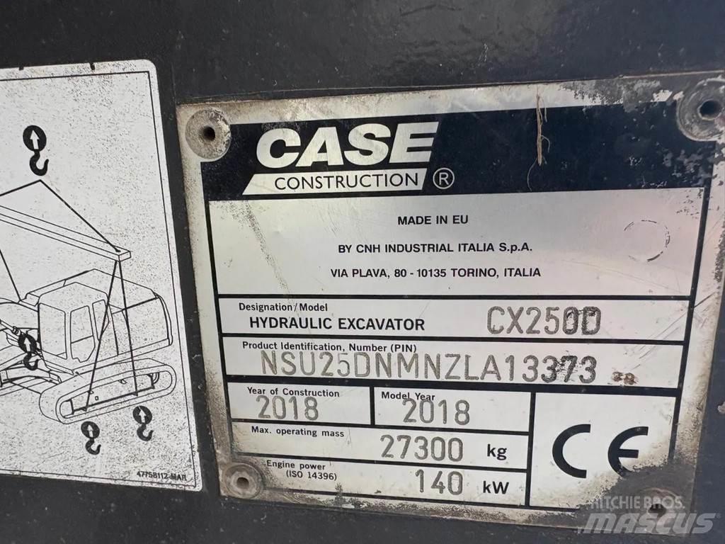 CASE CX250D Верижен екскаватор