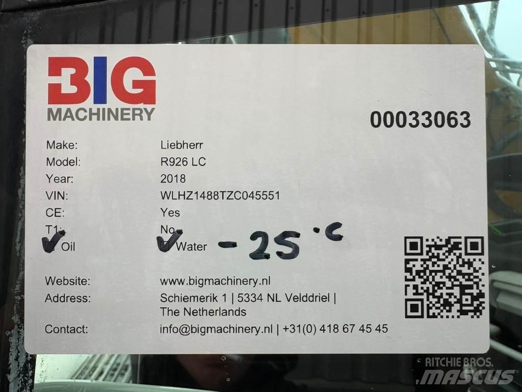 Liebherr R926 LC Верижен екскаватор