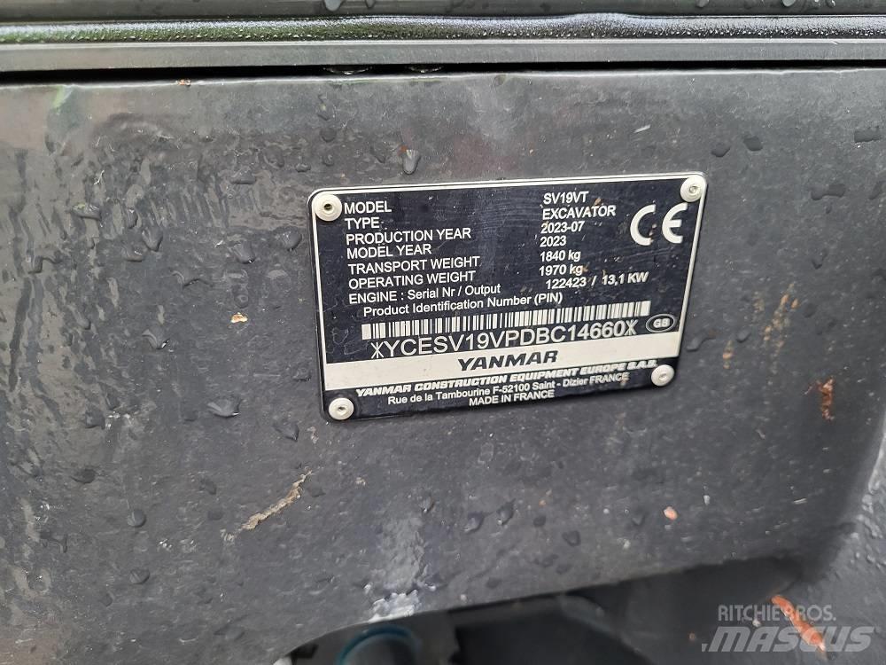 Yanmar SV 19 VT Мини екскаватори < 7 т