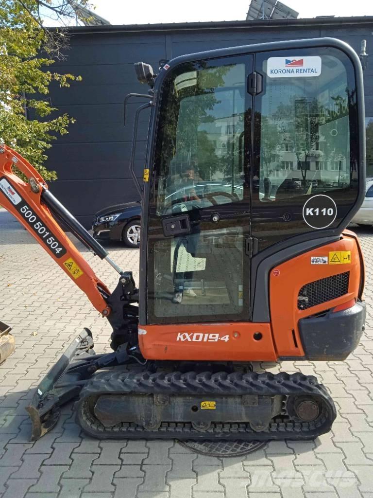 Kubota KX 019-4 Мини екскаватори < 7 т