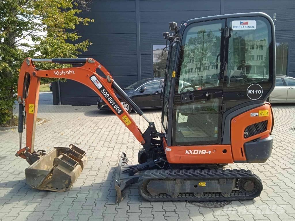Kubota KX 019-4 Мини екскаватори < 7 т