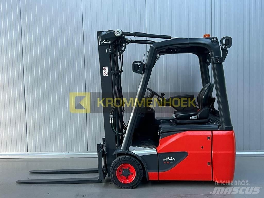 Linde E 16 C-02 Електрически вилични кари-повдигачи