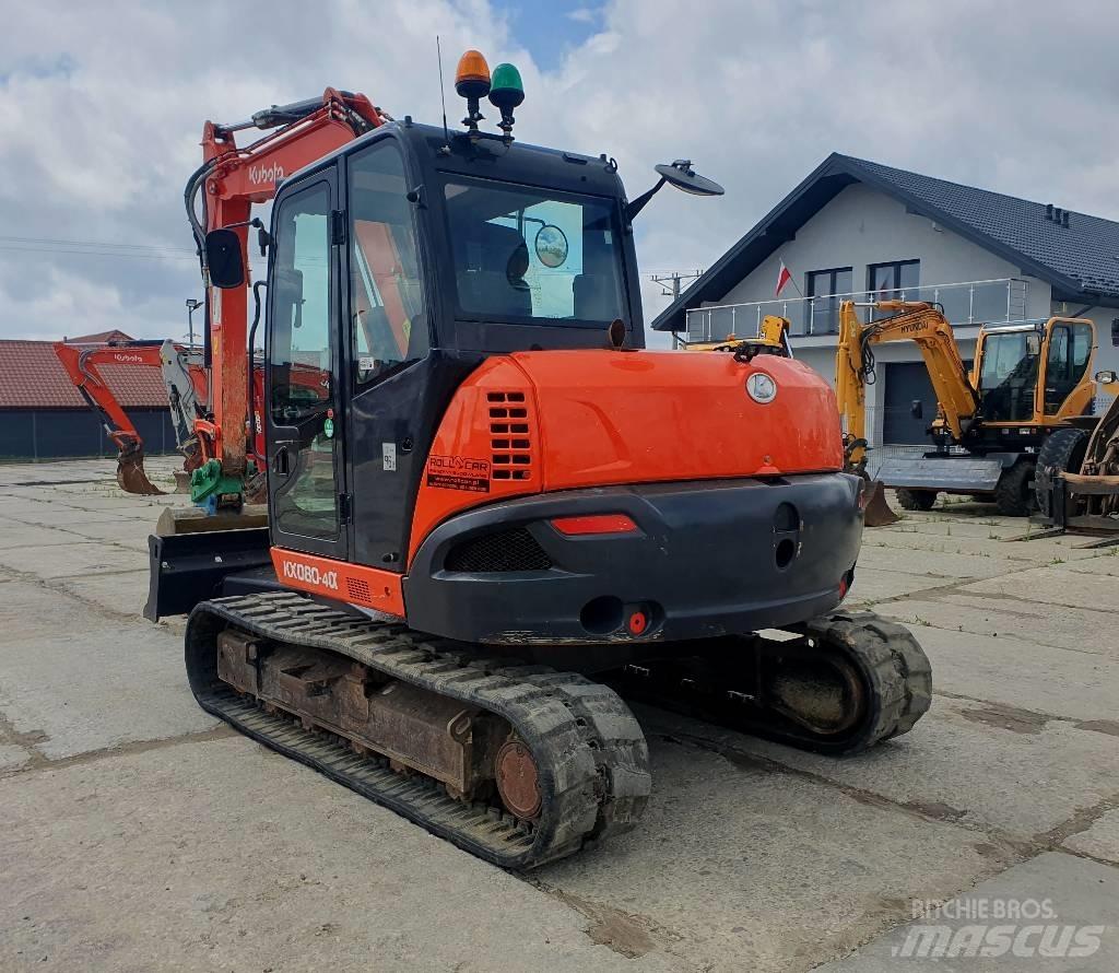 Kubota KX 080-4a Средни екскаватори 7т - 12т