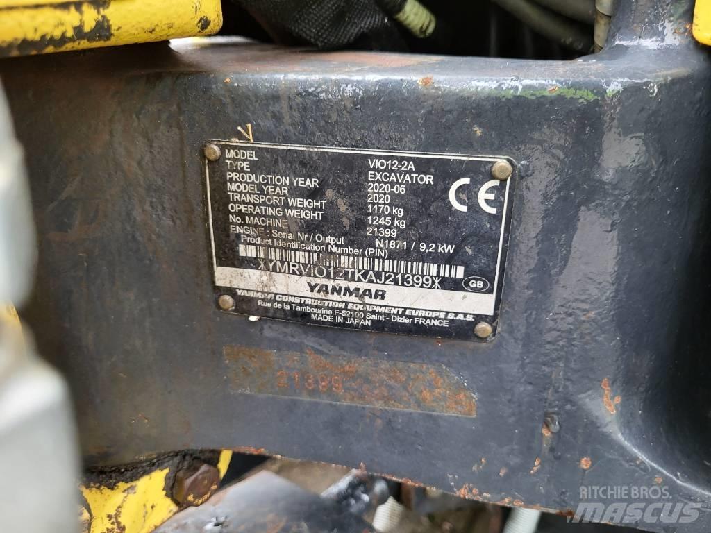 Yanmar VIO12 Мини екскаватори < 7 т